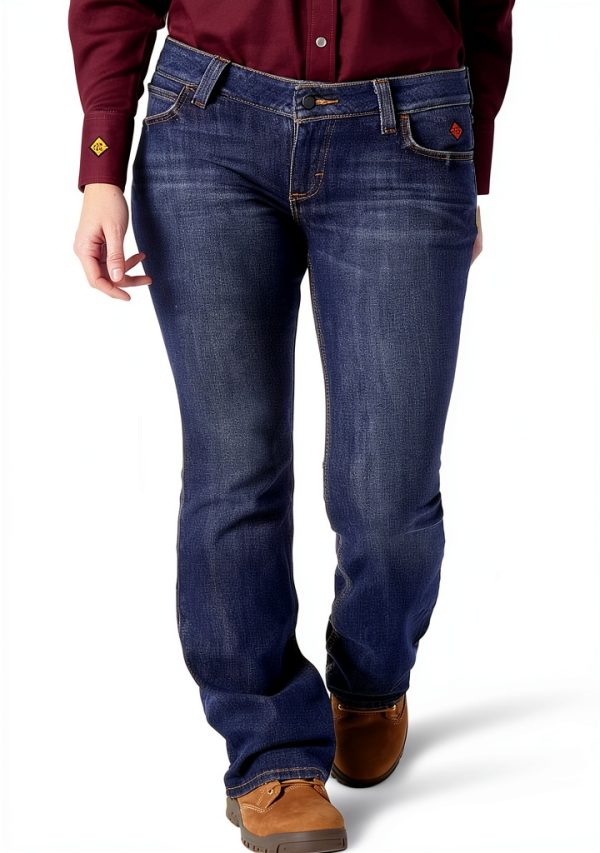 Wrangler Riggs Workwear Women's FR Retro Mae Boot Cut Jean-0